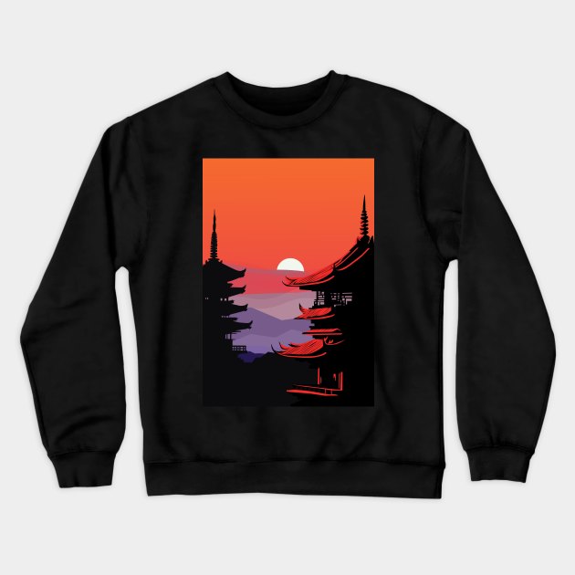 Welcome japan Crewneck Sweatshirt by Kalpataru